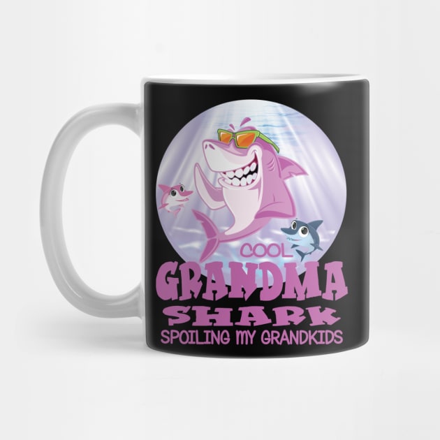 Cool Grandma Shark - Spoiling My Grandkids by Envision Styles